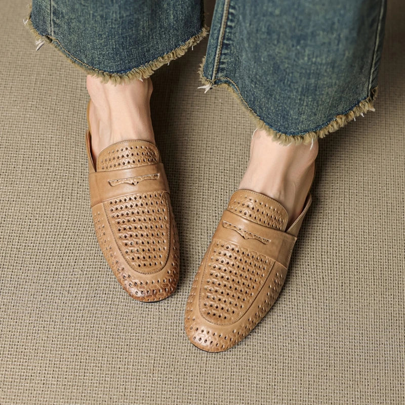 Lipari Leather Mules