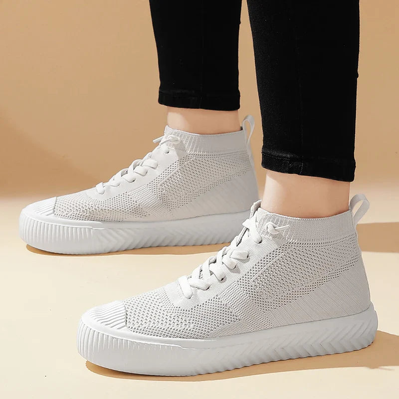 Apex Knit High-Top Sneakers