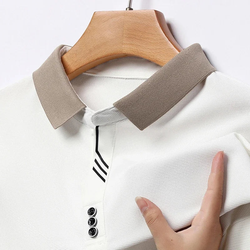Brighton Long-Sleeve Polo Shirt