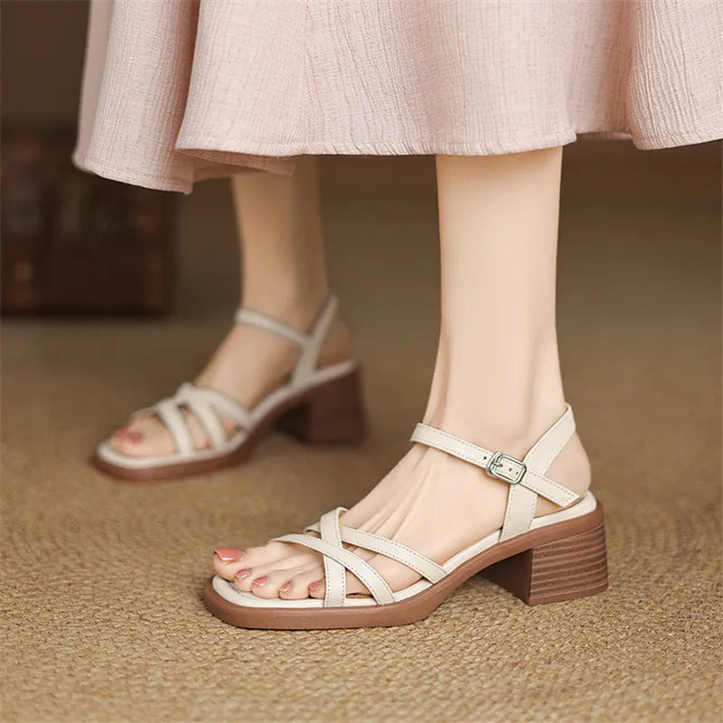 Valentina Leather Sandals
