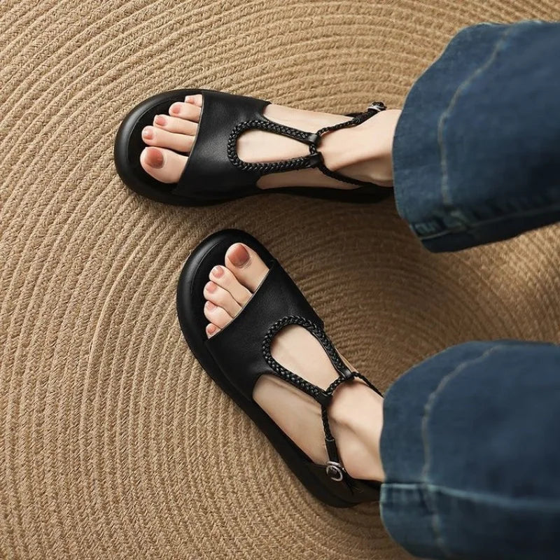 Maren Leather Sandals