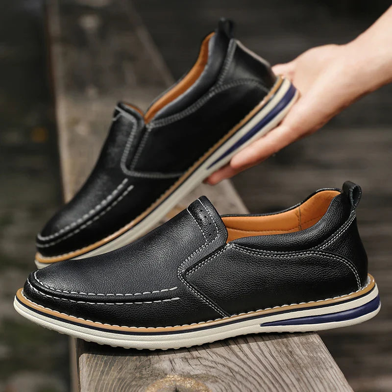 Rivano Leather Loafers