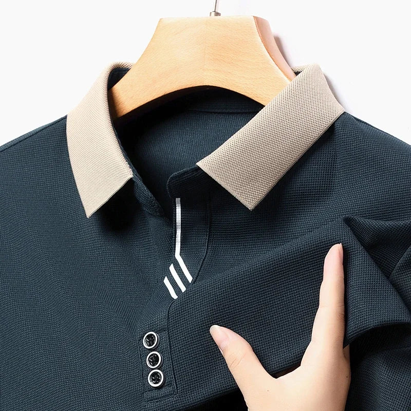 Brighton Long-Sleeve Polo Shirt