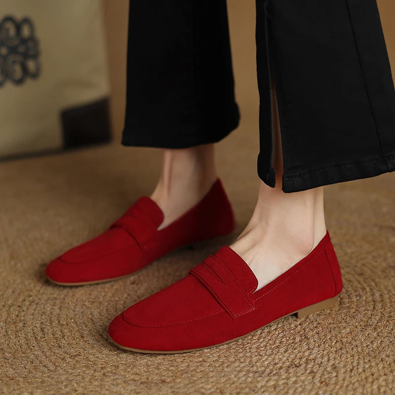 Liora Suede Loafers