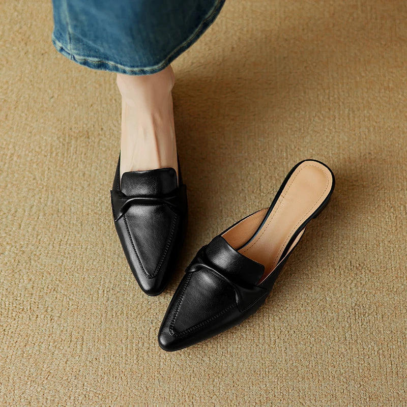 Paloma Leather Mules