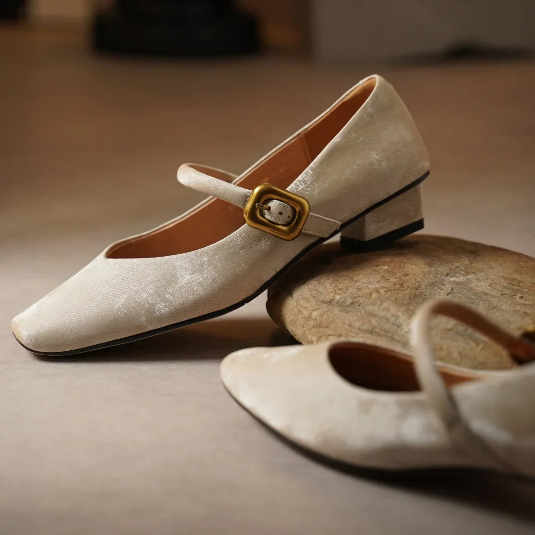 Vanessa Velvet Heels