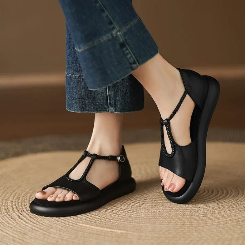 Maren Leather Sandals