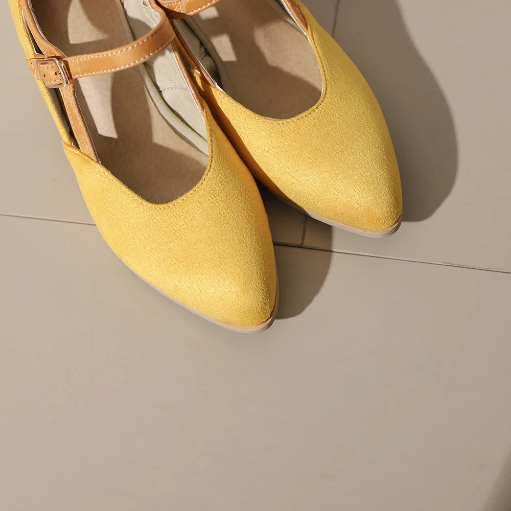 Genevia Suede Heels