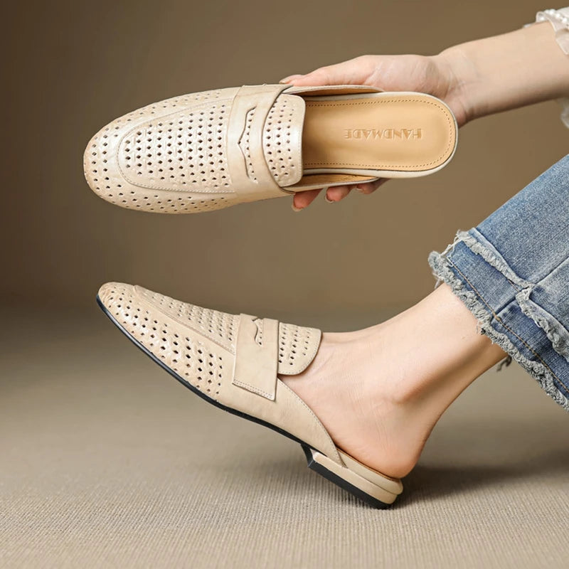 Lipari Leather Mules