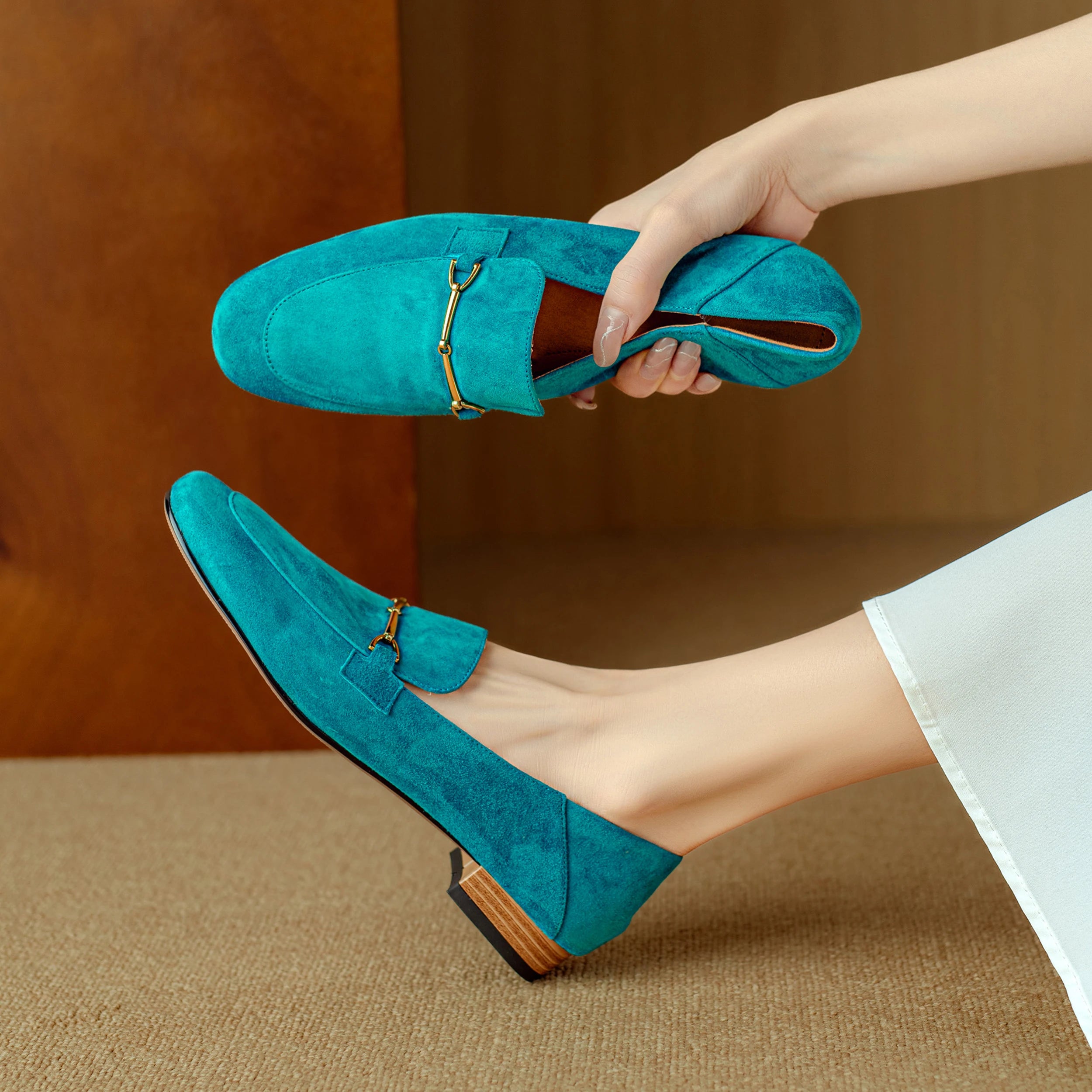 Rosavelle Suede Loafers