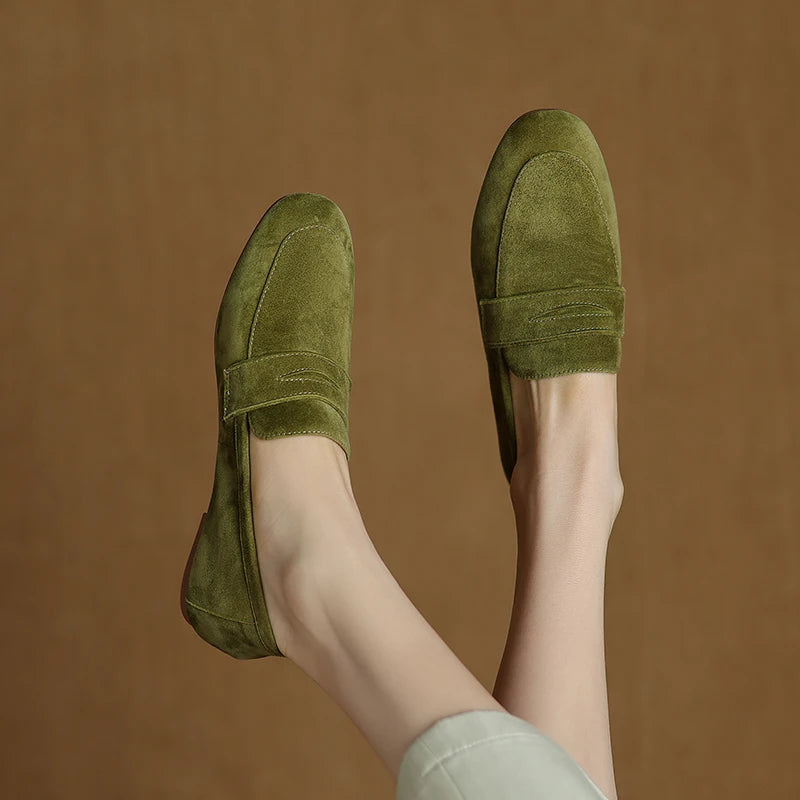 Liora Suede Loafers