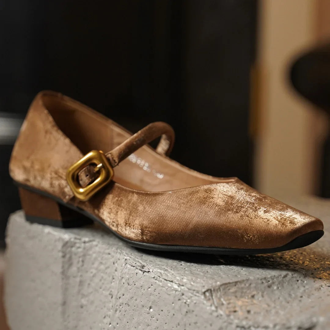 Vanessa Velvet Heels