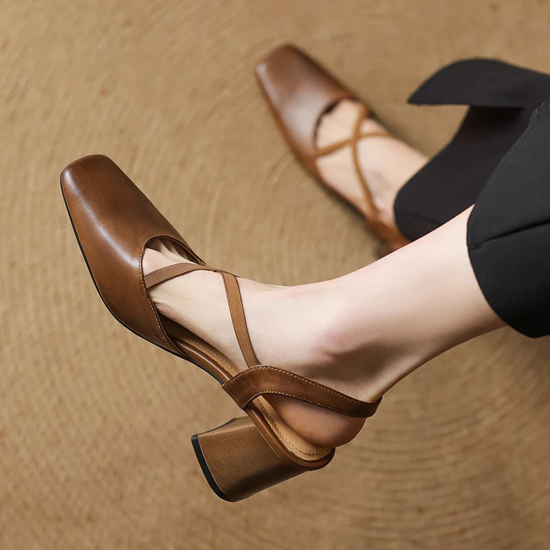 Auden Leather Heels