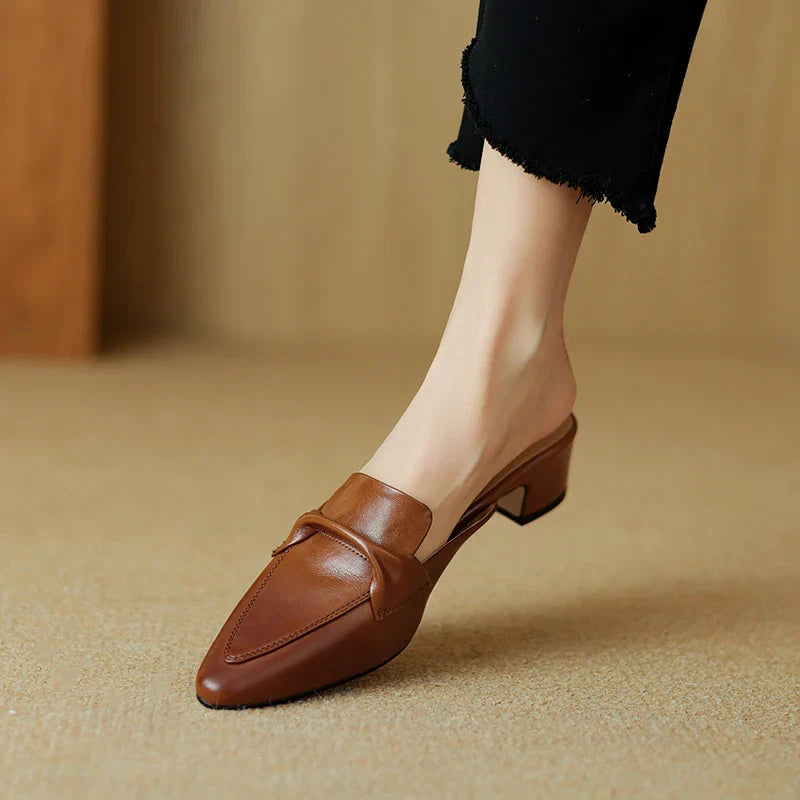 Paloma Leather Mules