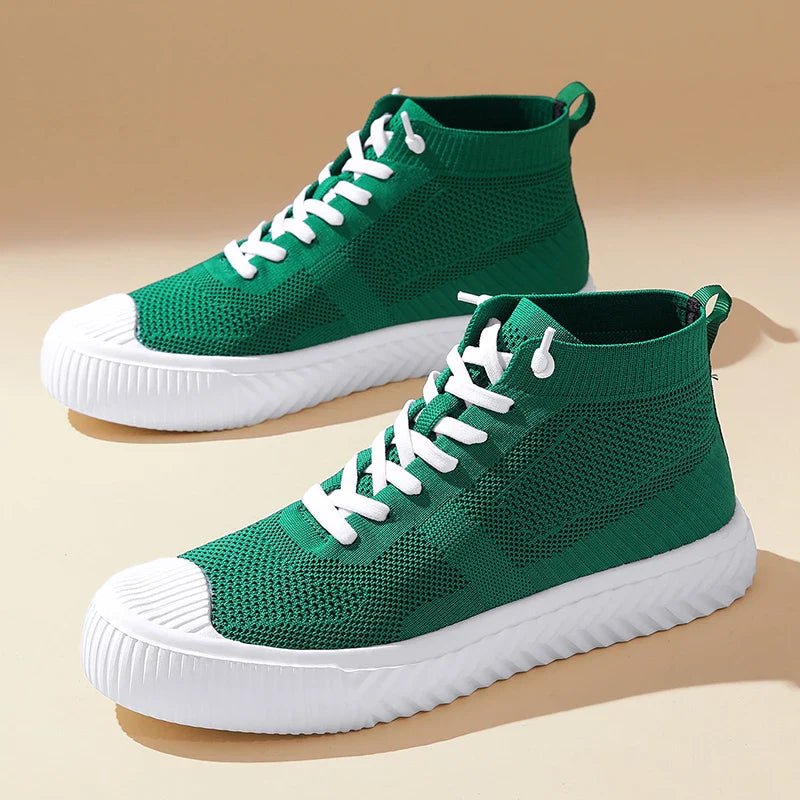Apex Knit High-Top Sneakers