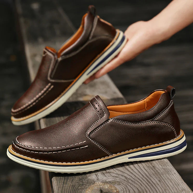 Rivano Leather Loafers