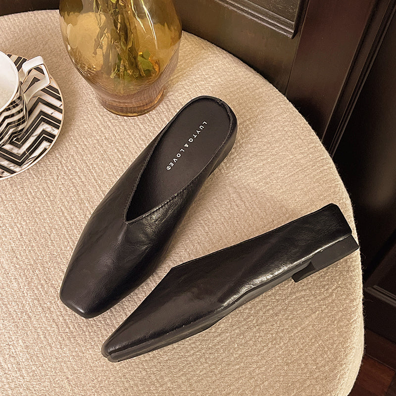Vale Leather Flats