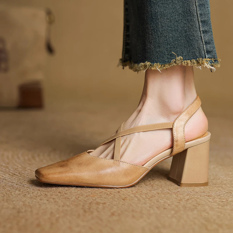 Auden Leather Heels