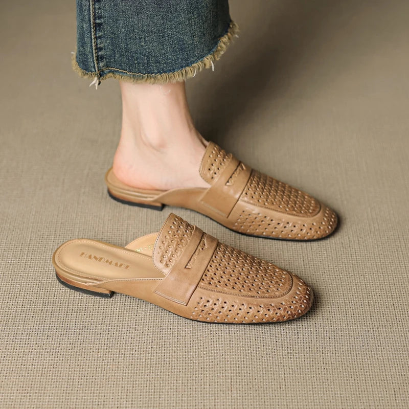 Lipari Leather Mules