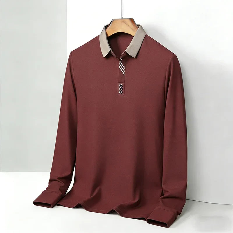 Brighton Long-Sleeve Polo Shirt