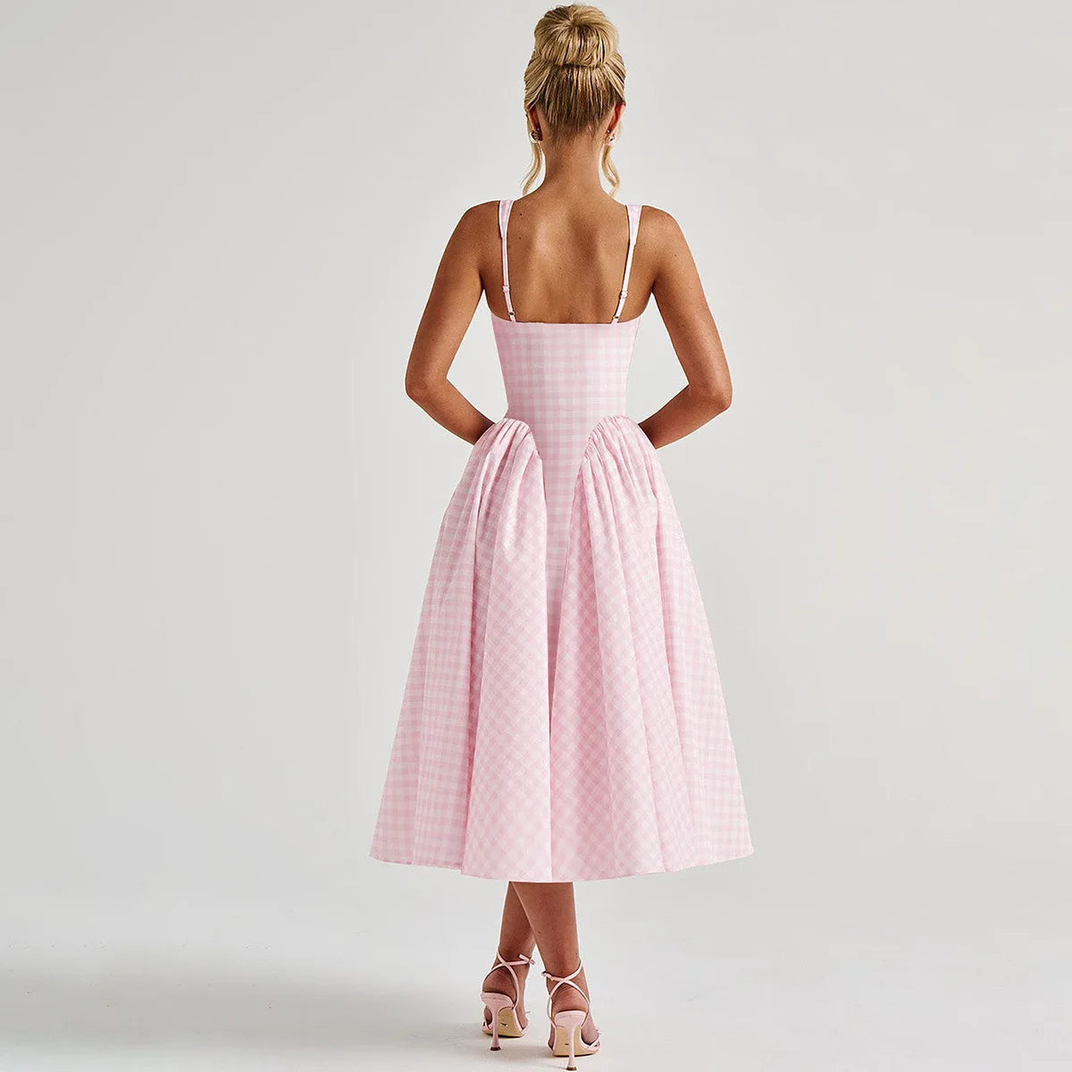 Marina Plaid Dress