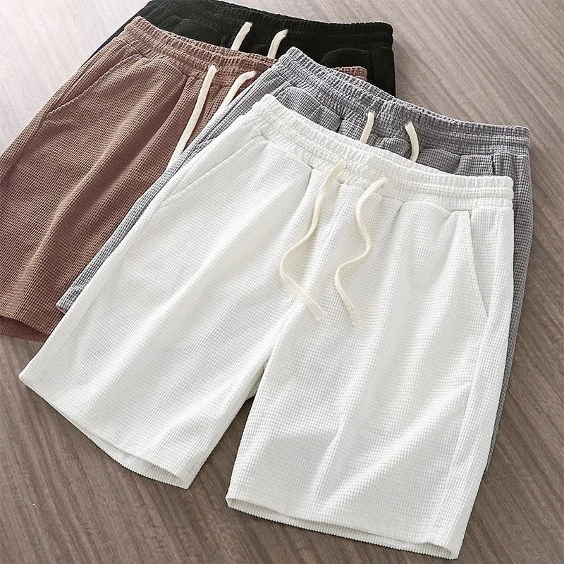 Crest Waffle Knit Shorts