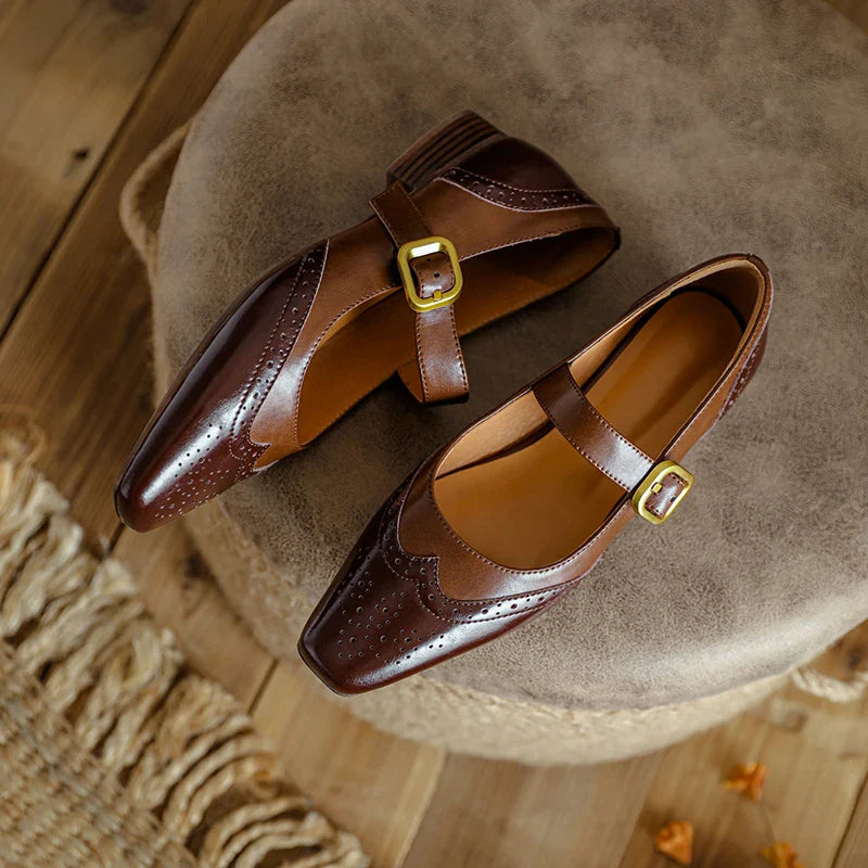 Chloe Genuine Leather Flats