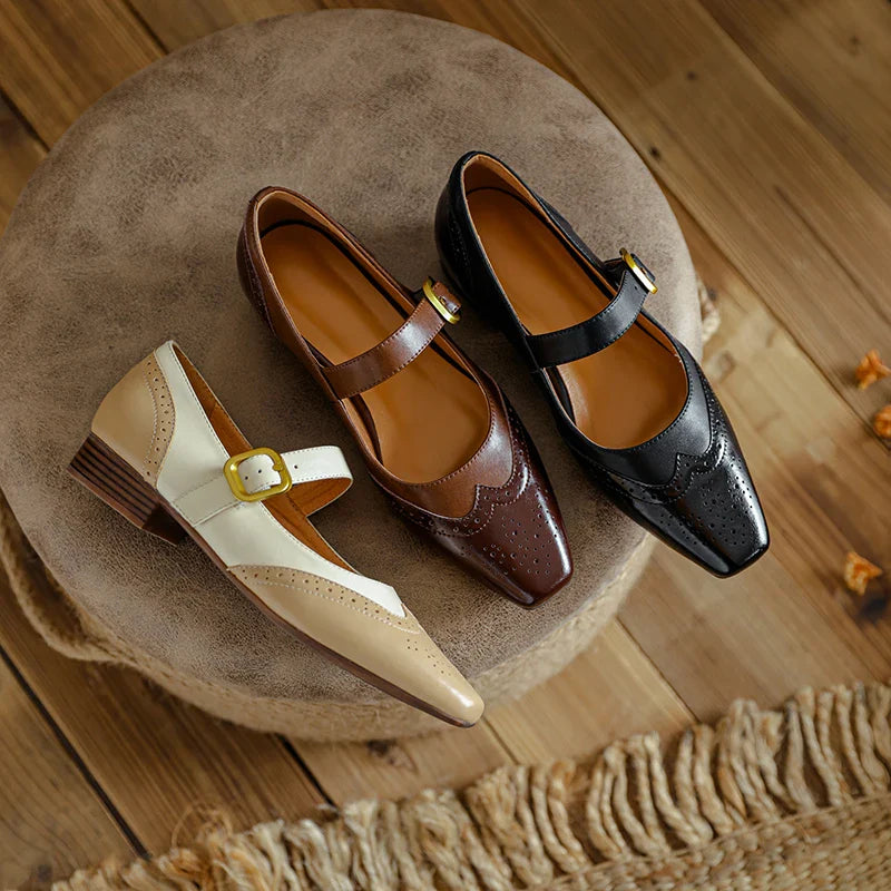 Chloe Genuine Leather Flats