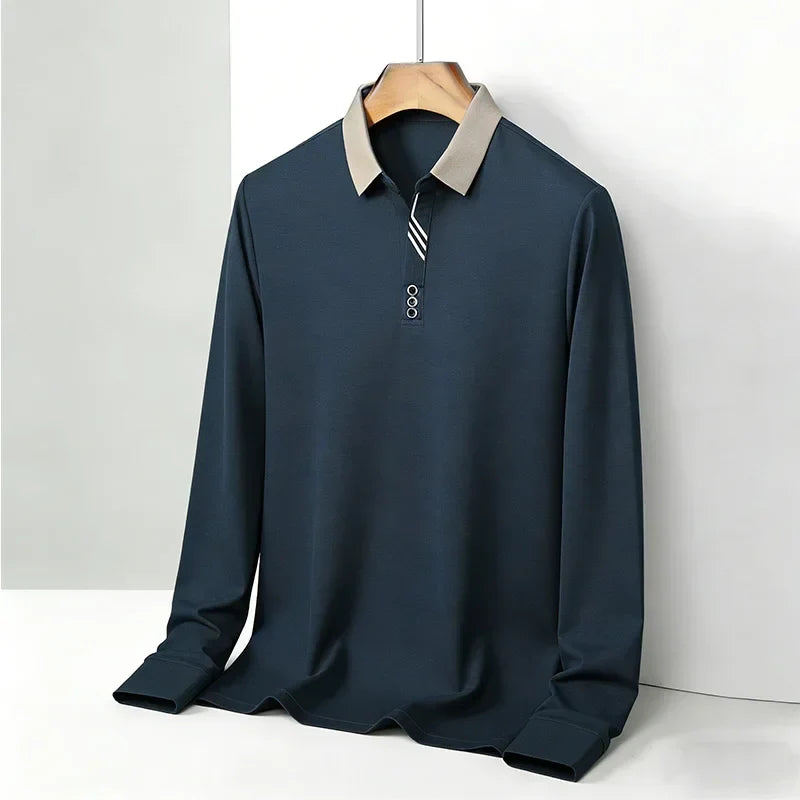 Brighton Long-Sleeve Polo Shirt