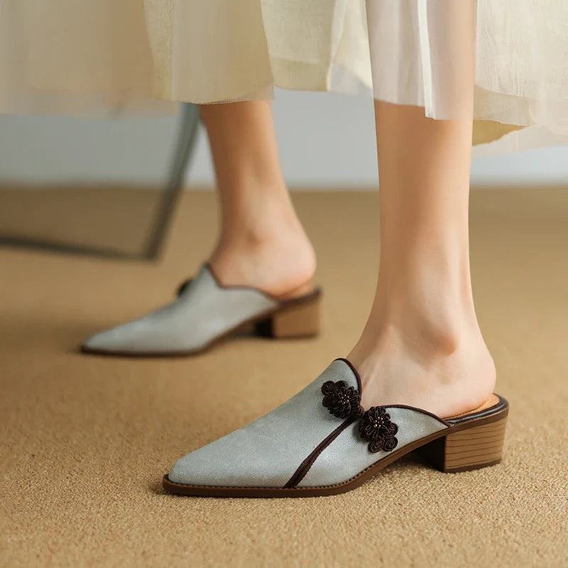 Lillian Suede Heels