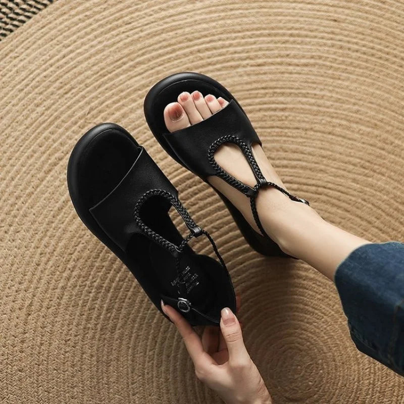 Maren Leather Sandals