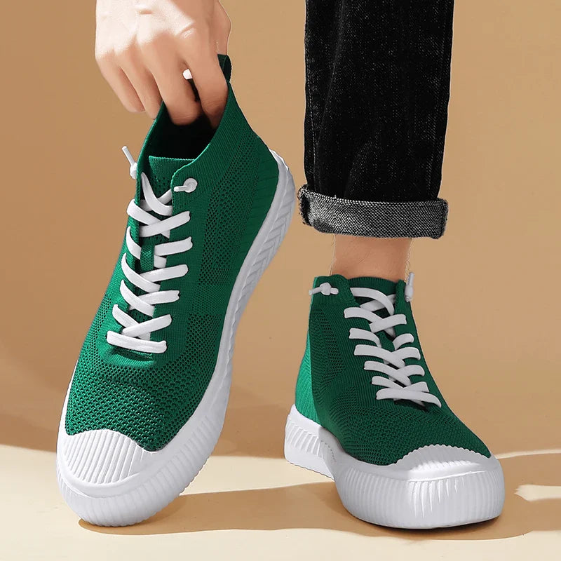Apex Knit High-Top Sneakers
