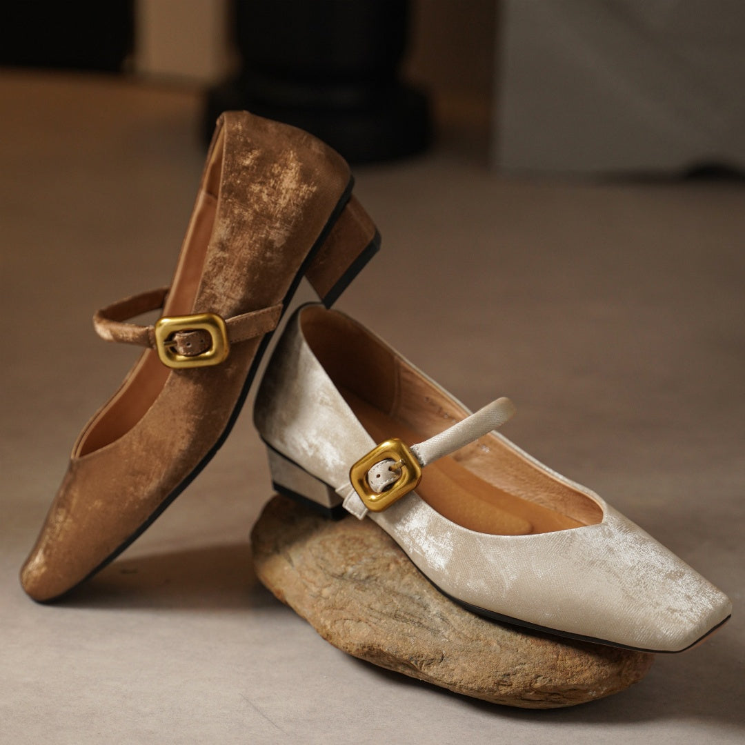 Vanessa Velvet Heels