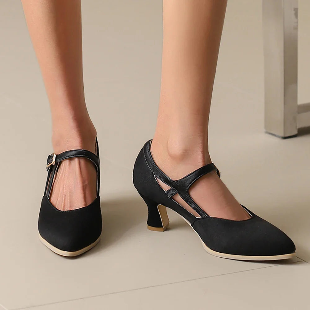 Genevia Suede Heels