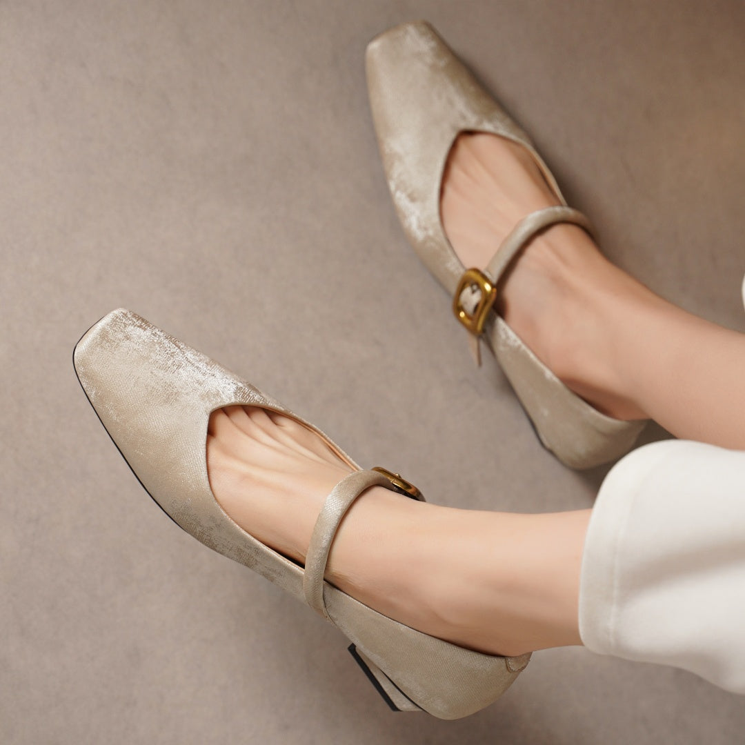 Vanessa Velvet Heels