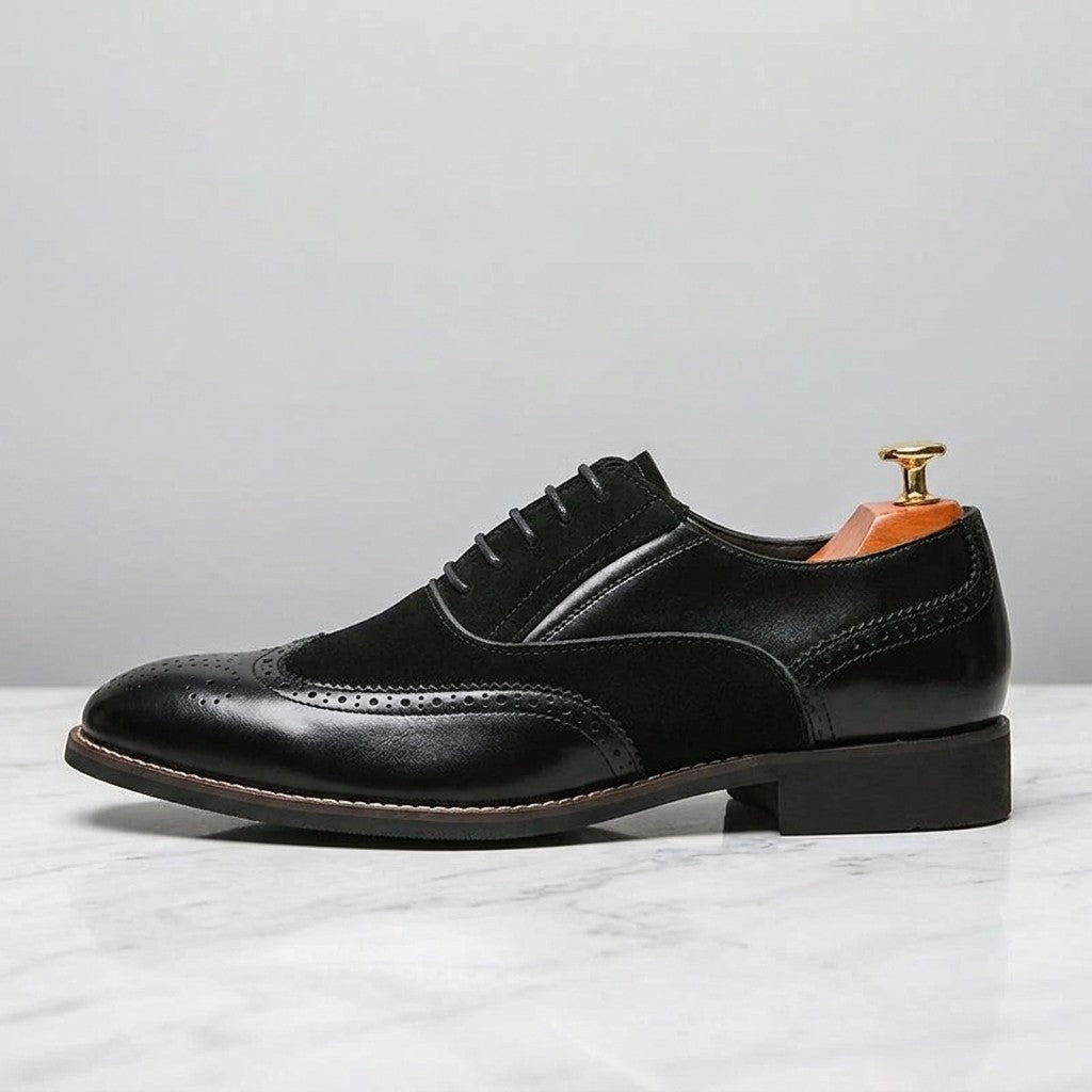 Cuneo Wingtip Oxfords — Black, ALT_STUDIO