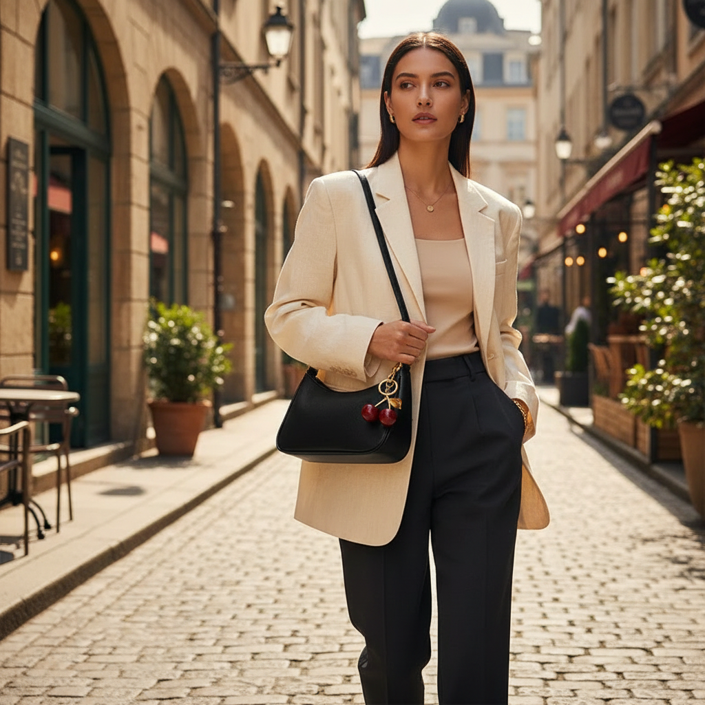 Fiora Cherry Shoulder Bag