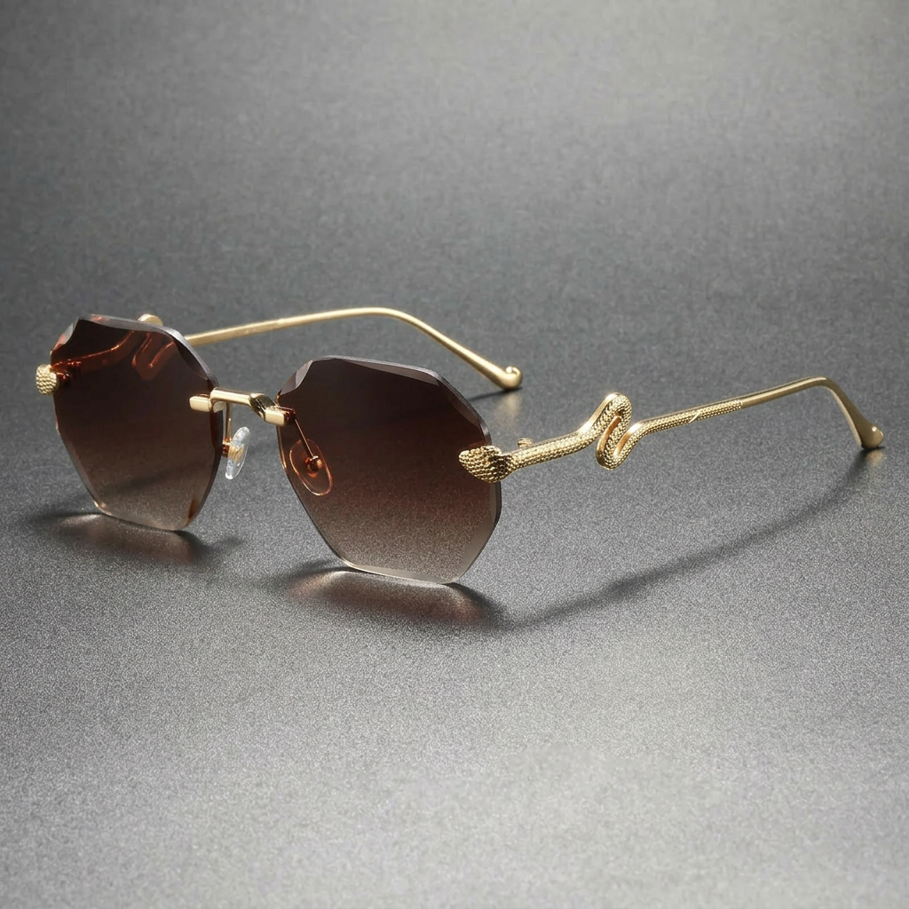 Lerici Snake-Temple Sunglasses