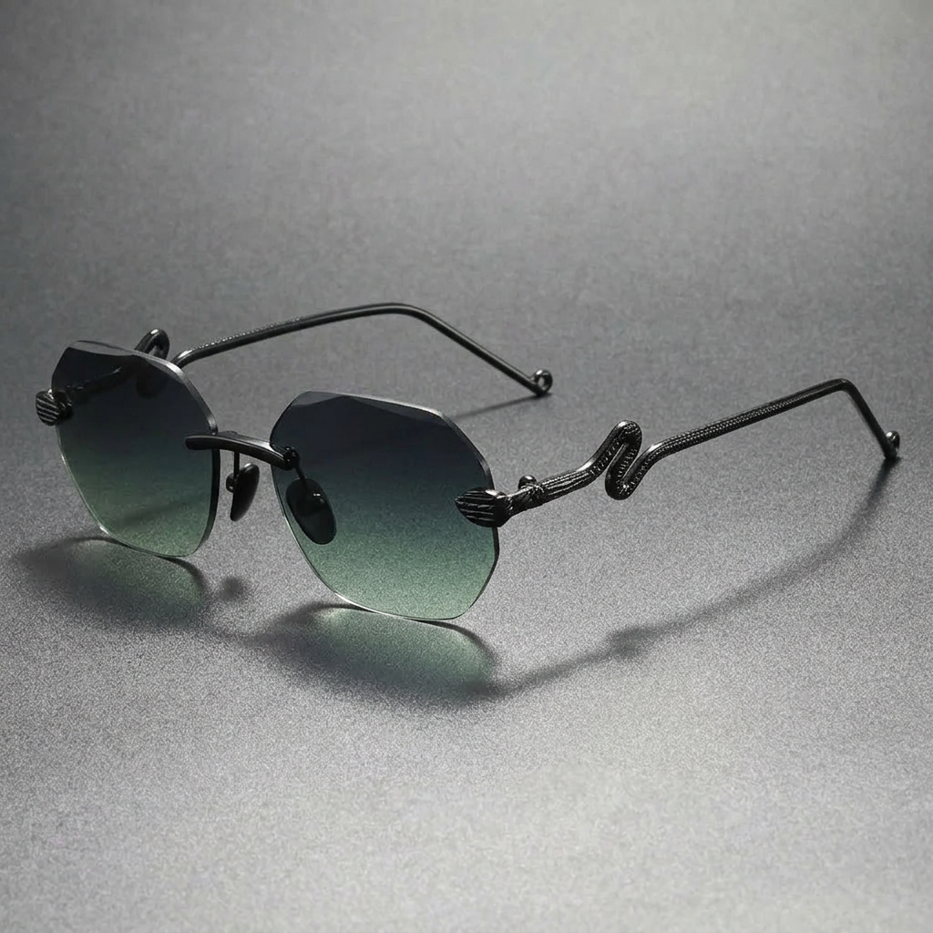 Lerici Snake-Temple Sunglasses