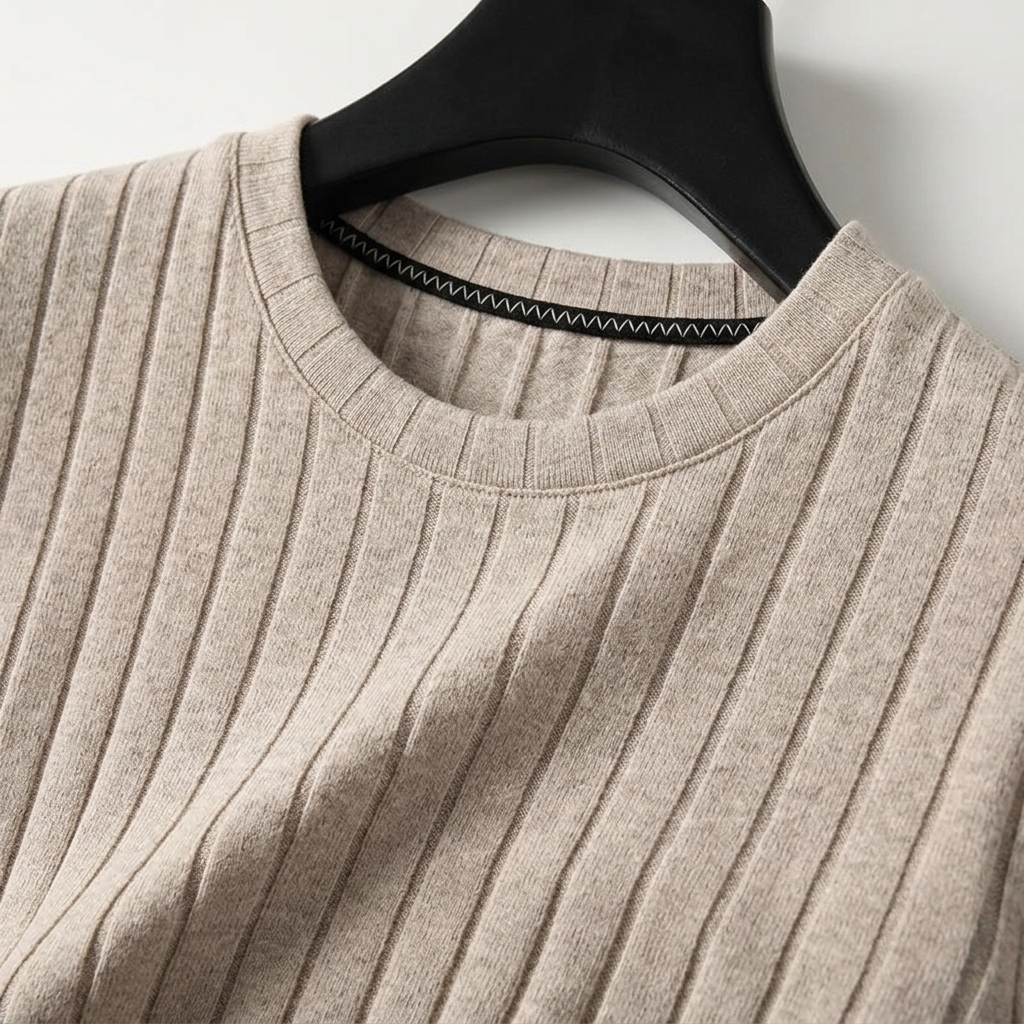 Cassis Ribbed T-Shirt