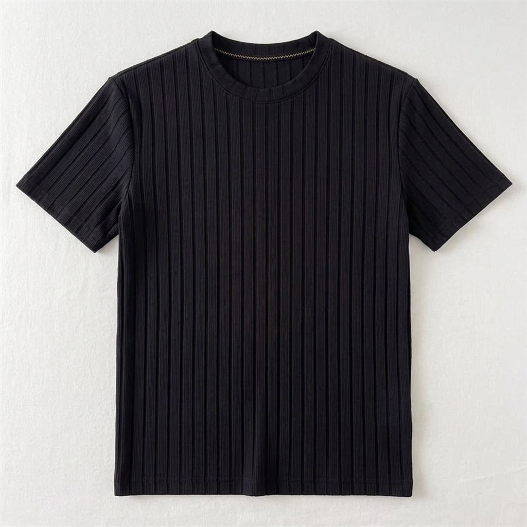 Cassis Ribbed T-Shirt