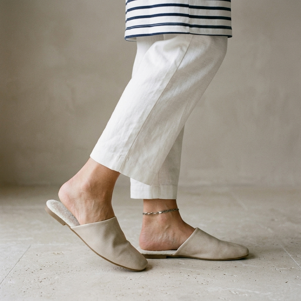 Capri Leather Mules