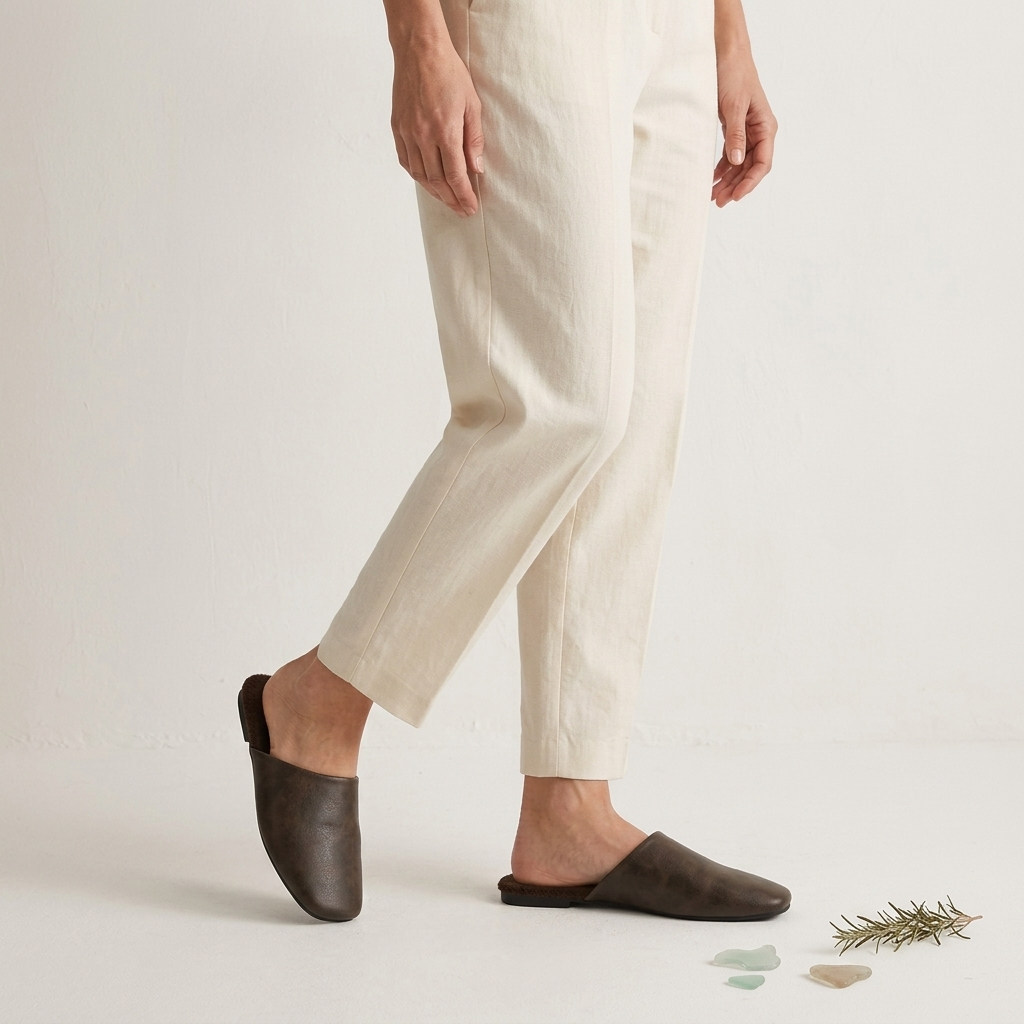 Capri Leather Mules