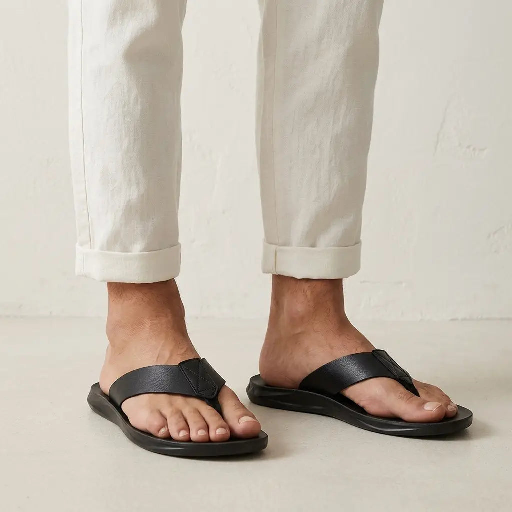 Cefalù Leather Sandals