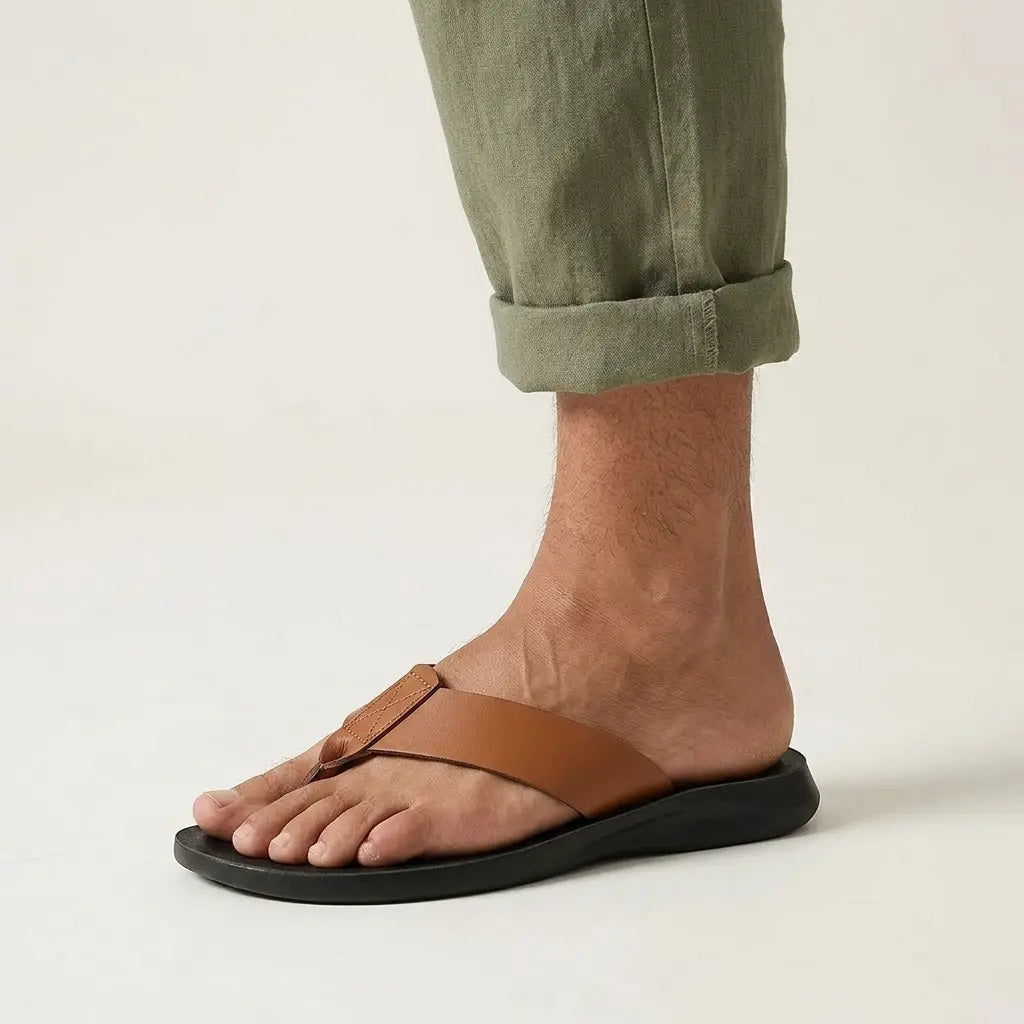 Cefalù Leather Sandals