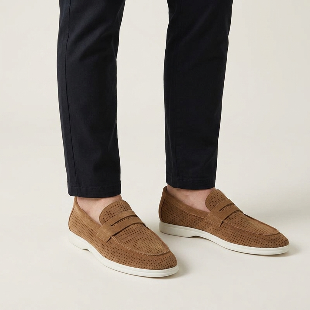 Larkin Suede Loafers