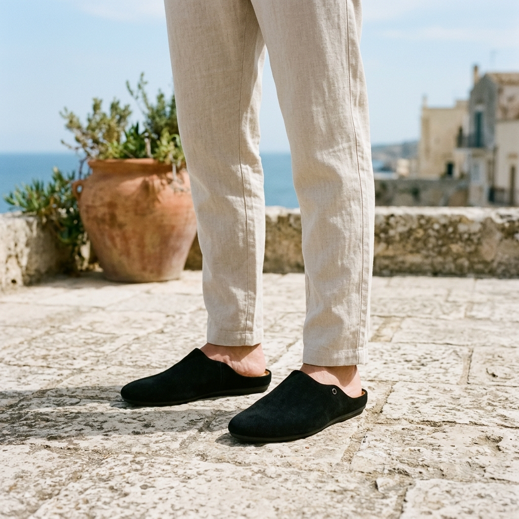 Alassio Suede Mules