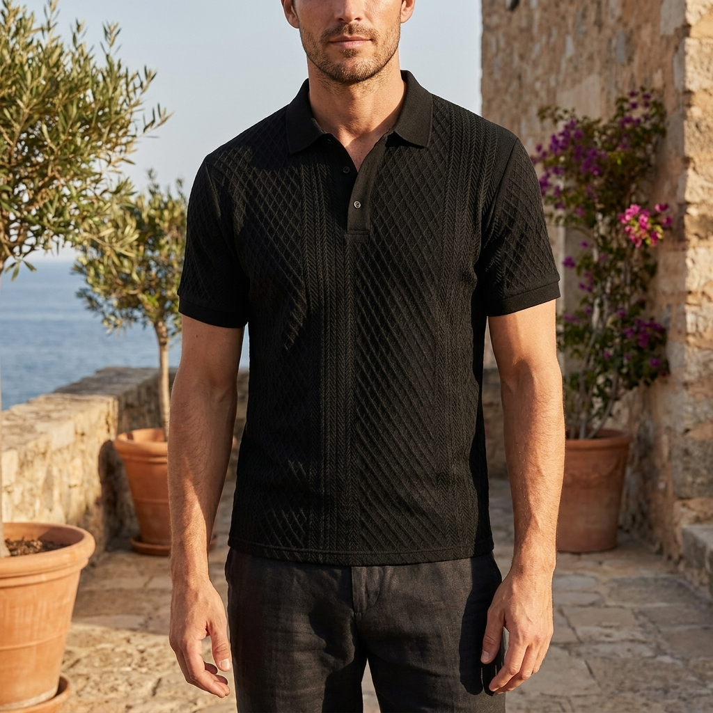 Alghero Jacquard Polo
