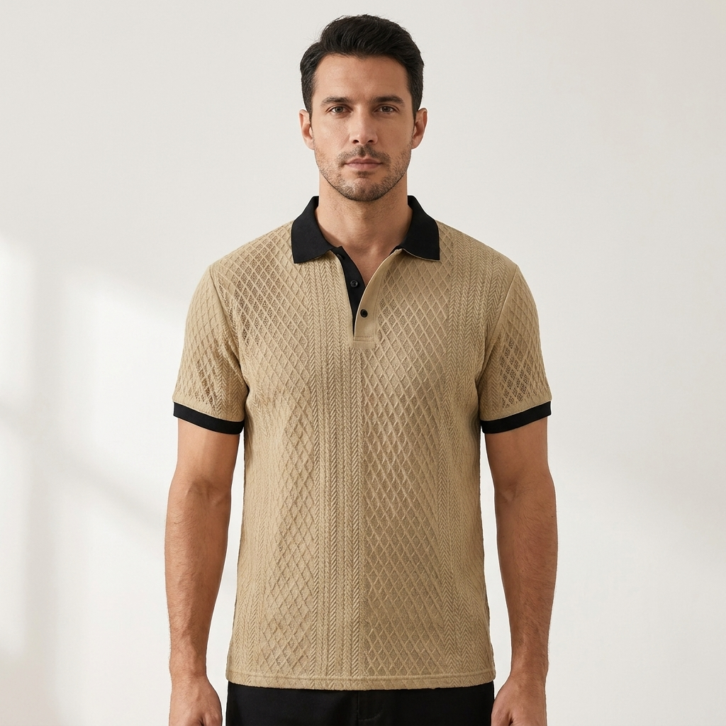 Alghero Jacquard Polo