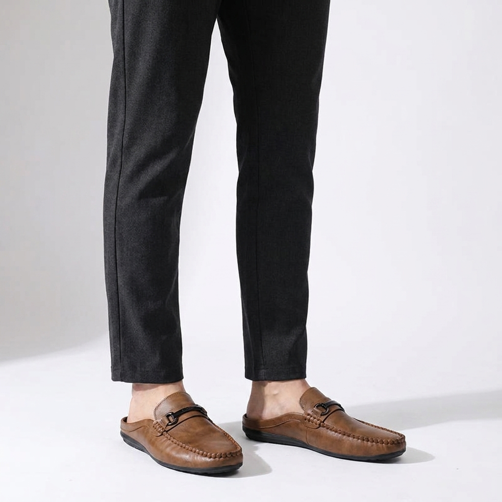 Asolo Leather Mules — Tan
